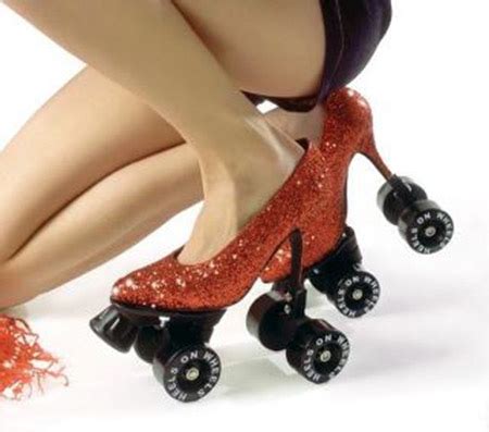 roller skate heels with wheels